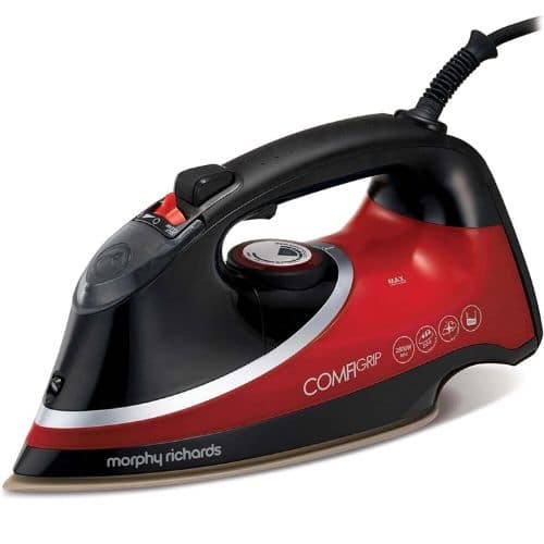 Morphy Richards Comfigrip Steam Iron 303118 black and red