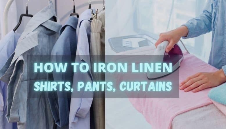 how to iron linen